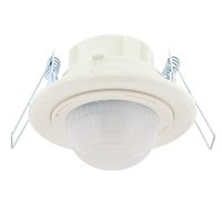 Klemko bewegingsmelder plafond Inbouw PIR 2300W 360° ø = 10M hoogte 2.5 tot 5 meter 870580