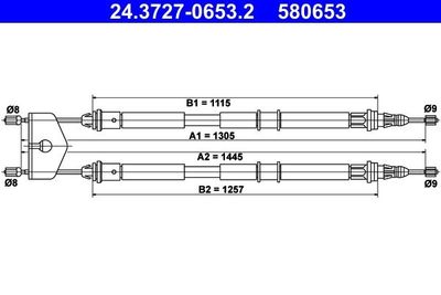 Handremkabel 24372706532
