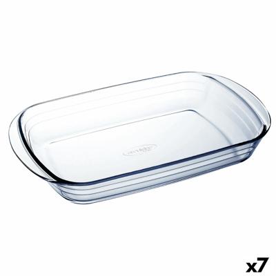 Ovenschaal Ô Cuisine Ocuisine Vidrio Transparant Glas Rechthoekig 32 x 20 x 6 cm (7 Stuks)