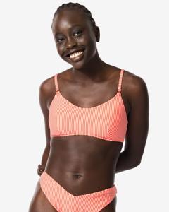 HEMA Dames Bikinitop Seersucker Roze (roze)