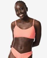 HEMA Dames Bikinitop Seersucker Roze (roze)
