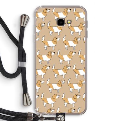 Doggy: Samsung Galaxy J4 Plus Transparant Hoesje met koord