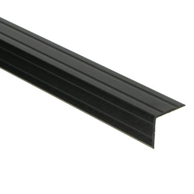 Duo-hoeklijn zelfklevend 24,5x30mm Matzwart - 300 cm