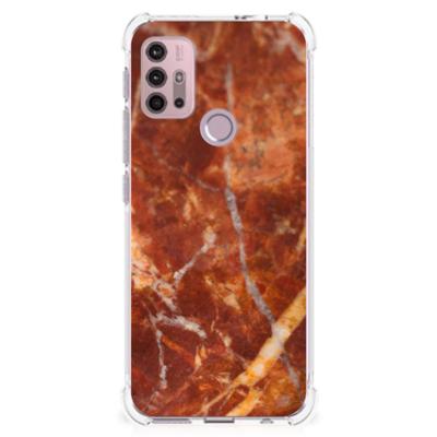 Motorola Moto G30 | G20 | G10 Anti-Shock Hoesje Marmer Bruin Motorola Moto G30 | G20 | G10 Anti-Shock Hoesje Marmer Bruin