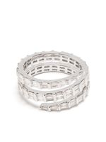 Anita Ko bague en or blanc 18ct sertie de diamants - Argent