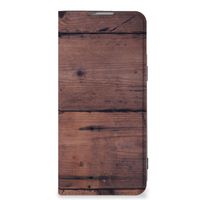 OnePlus Nord 2T Book Wallet Case Old Wood