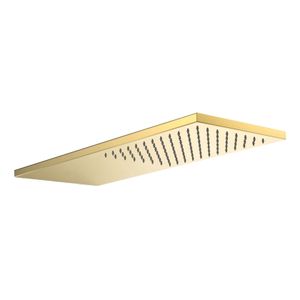 Hoofddouche Tres Selection | 55x21 cm | Rechthoek | 24k Goud glans