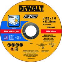 DeWalt Accessoires Doorslijpschijf Metaal 125x1x22,2mm 100 stuks - DT20540-QZ - thumbnail