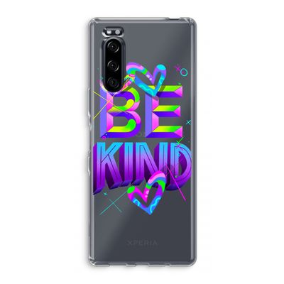 Be Kind: Sony Xperia 5 Transparant Hoesje
