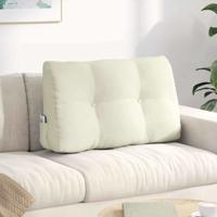 Rugkussen Crme 80 x 24 x 50 cm Fluweel Rugkussen Crme 80 x 24 x 50 cm Fluweel
