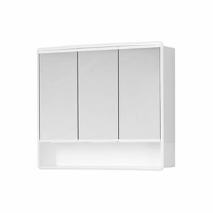 Plieger Spiegelkast Lymo met 3 Deuren 58x49,5x14,5 cm Wit