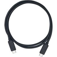 QNAP USB3.1 GEN2 10G 1.0M TYPE-C TO TYPE-C CABLE USB-kabel 1 m 3.2 Gen 2 (3.1 Gen 2) USB C Zwart