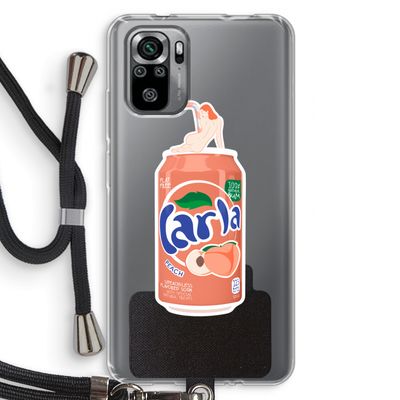 S(peach)less: Xiaomi Redmi Note 10S Transparant Hoesje met koord