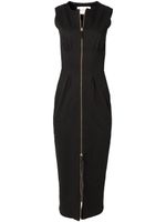 Carolina Herrera robe évasée à fermeture zippée - Noir