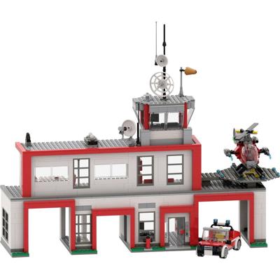 BRIXIES Plus Feuerwehr Station / Fire station Constructieset