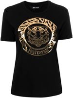 Just Cavalli t-shirt à imprimé Tiger Head - Noir - thumbnail