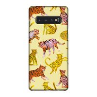 Cute Tigers and Leopards: Samsung Galaxy S10 4G Volledig Geprint Hoesje