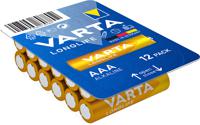 Varta LONGLIFE AAA Big Box 12 AAA batterij (potlood) Alkaline 1200 mAh 1.5 V 12 stuk(s) - thumbnail