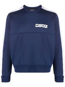 DSQUARED2 sweat à logo imprimé - Bleu