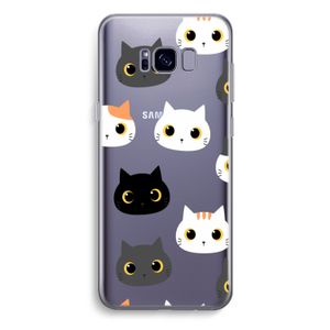 Katten: Samsung Galaxy S8 Plus Transparant Hoesje