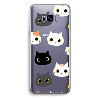 Katten: Samsung Galaxy S8 Plus Transparant Hoesje
