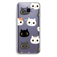 Katten: Samsung Galaxy S8 Plus Transparant Hoesje