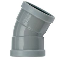 PVC Bocht 30° manchet - 2 x mof 110 mm