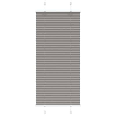 Pliss rolgordijn 55x150 cm stofbreedte 54,4 cm antraciet
