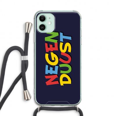 90's One: iPhone 11 Transparant Hoesje met koord