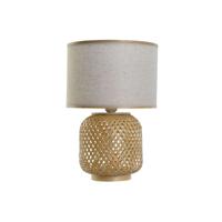 Bureaulamp DKD Home Decor Bruin Natuurlijk Bamboe 50 W 220 V 26 x 26 x 39 cm