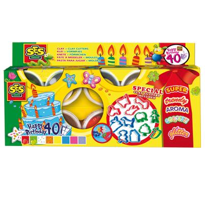 SES klei, 8 kleuren
