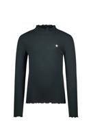 Like Flo winter t-shirt meisjes - grijs - Eef - rib - col