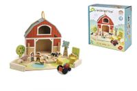 Tender Toys draagbare boerderij speelset - thumbnail
