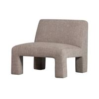 WOOOD Lavid Fauteuil - Polyester - Naturel - 73x74x84