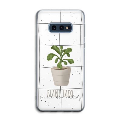 Kamerplant op vensterruit: Samsung Galaxy S10e Transparant Hoesje