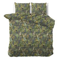 Dekbedovertrek Jungle Art - Lits-Jumeaux (240x220 cm) - Meerkleurig Polyester-katoen - Dessin: Dieren - Sleeptime Elegance - Dekbed-Discounter.nl