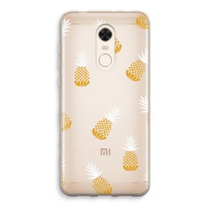 Ananasjes: Xiaomi Redmi 5 Transparant Hoesje
