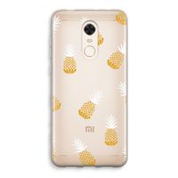 Ananasjes: Xiaomi Redmi 5 Transparant Hoesje