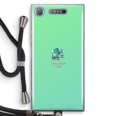 Win98: Sony Xperia XZ1 Transparant Hoesje met koord