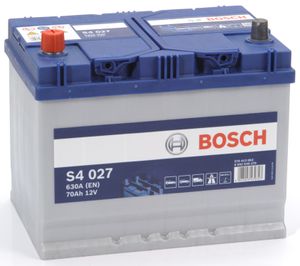 Bosch auto accu S4027 - 70Ah - 630A - voor voertuigen zonder start-stopsysteem S4027