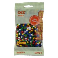 Hama bio strijkkralen - felle kleuren mix (198), 1000st. - thumbnail