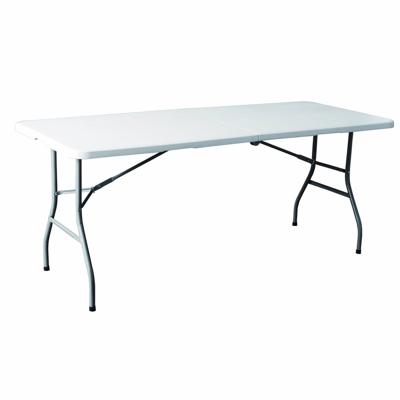 Marbueno Vouwtafel Kunststof Wit 180X74X74 cm Catering, Strand en Kamperen 10528