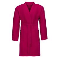 Vossen Vossen Unisex badjas ROM Pique-U cranberry XS