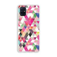 Gekleurde driehoekjes: Galaxy A51 4G Transparant Hoesje
