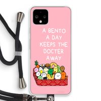 Bento a day: Pixel 4 Transparant Hoesje met koord