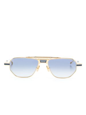 T Henri Eyewear lunettes de soleil teintées à monture carrée - Or