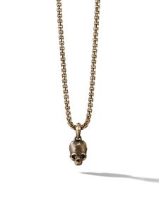 David Yurman pendentif Memento Mori Skull en or 18ct (16 mm)