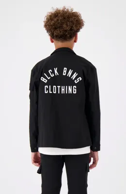 Black Bananas Arch Coach Jacket Kids Zwart - Maat 140 - Kleur: Zwart | Soccerfanshop