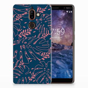 Nokia 7 Plus TPU Case Palm Leaves