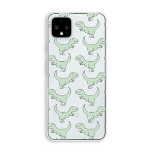 Dinos: Pixel 4 XL Transparant Hoesje